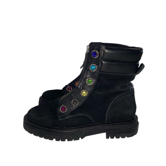 Kurt Geiger bejeweled black boots - Picture 5 of 13